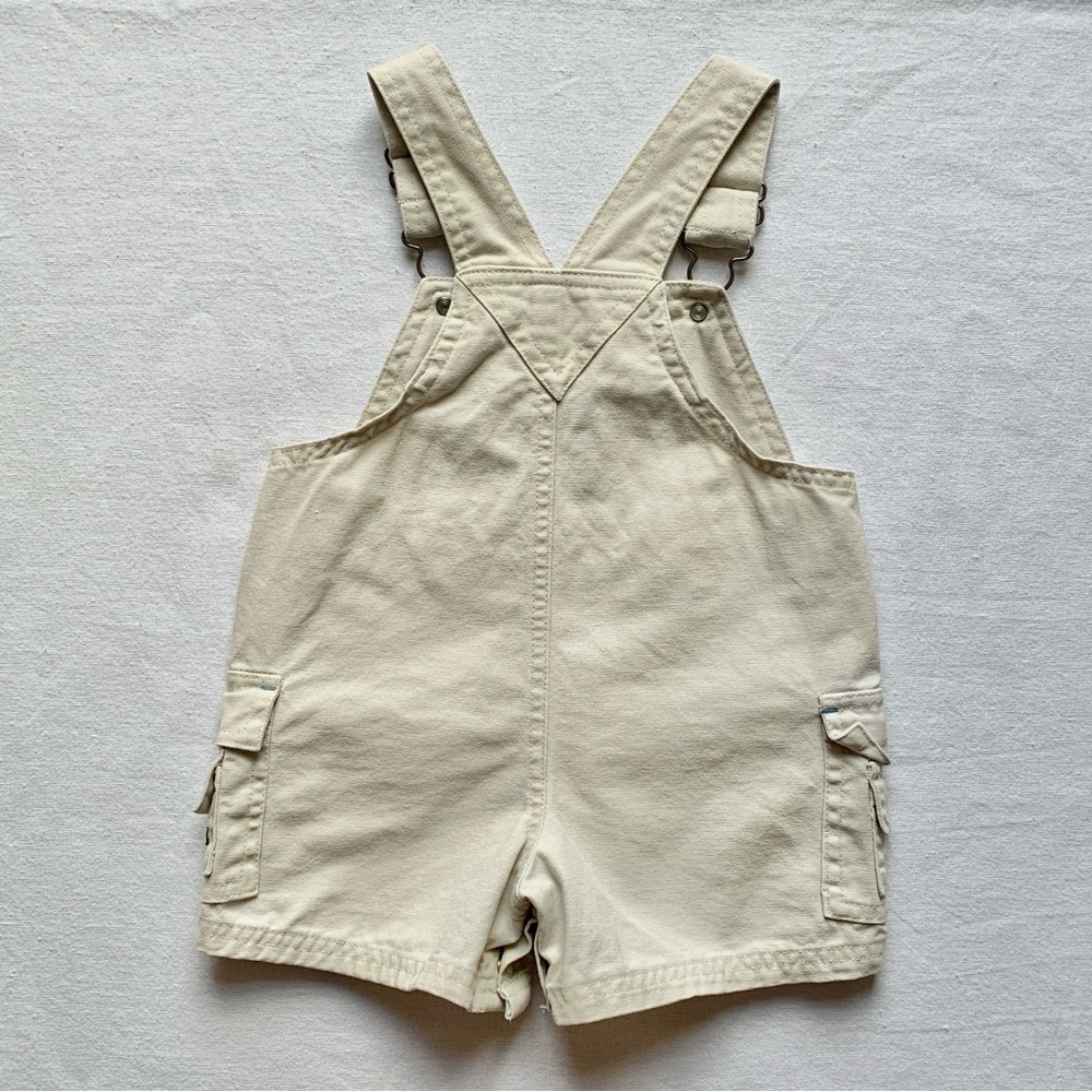 SOLD (on Depop) Disney Winnie the Pooh Treasure Hunt Overalls Shortalls 12M - Picture 7 of 11